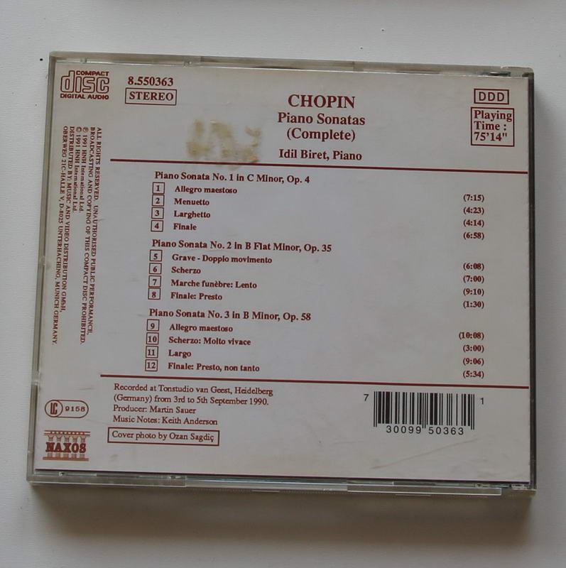 İdil Biret - Chopin Arka