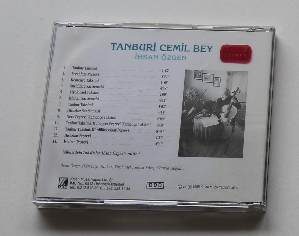İhsan Özgen - Tanburi Cemil Bey Arka