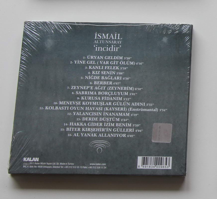 İsmail Altunsaray - İncidir Arka