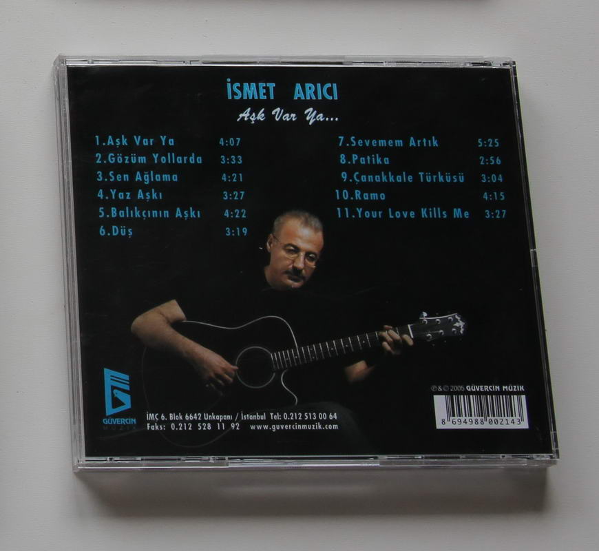 İsmet Arıcı - Aşk var ya... Arka