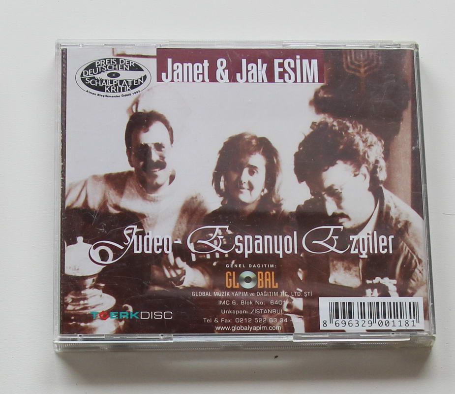 Janet & Jak Esim - Judeo - Espanyol Ezgiler Arka