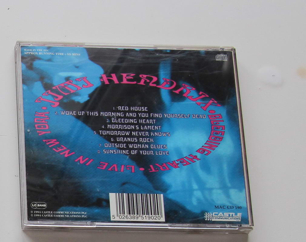 Jimi Hendrix - Bleeding Heart Arka