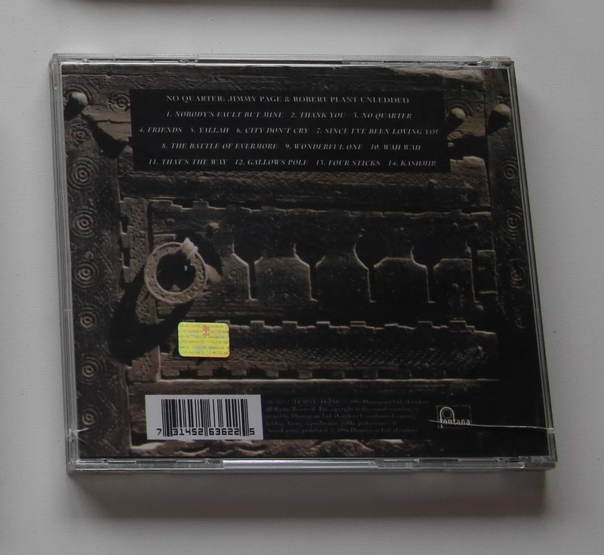 Jimmy Page & Robert Plant - No Ouarter Arka