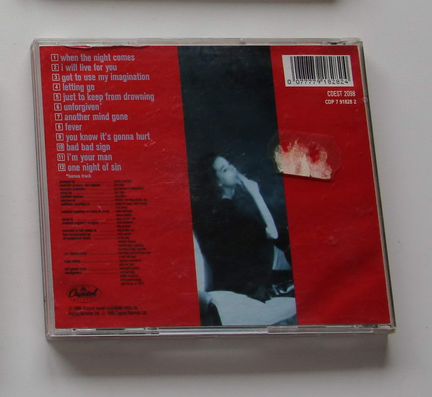 Joe Cocker - One Night of Sin Arka