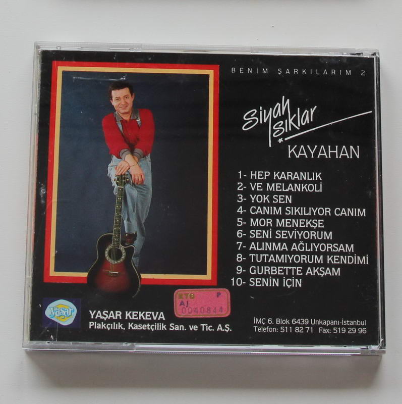 Kayahan - Benim Şarkılarım 2 Arka