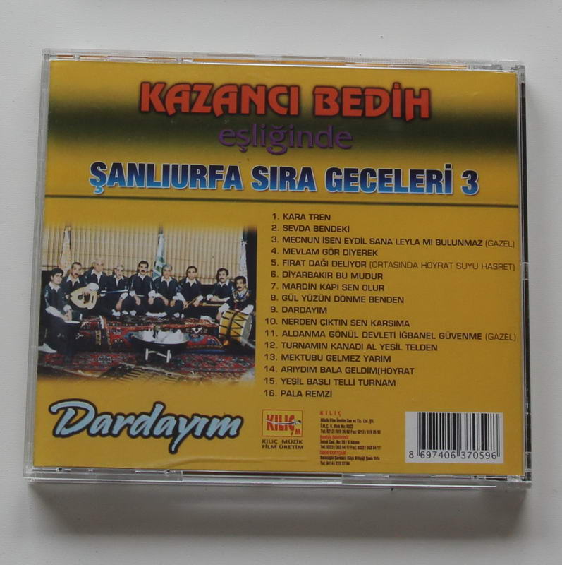 Kazancı Bedih - Şanlıurfa Sıra Geceleri 3 Dardayım Arka