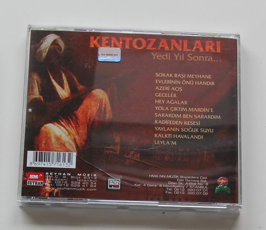 Kentozanları - Yedi Yıl Sonra... Arka