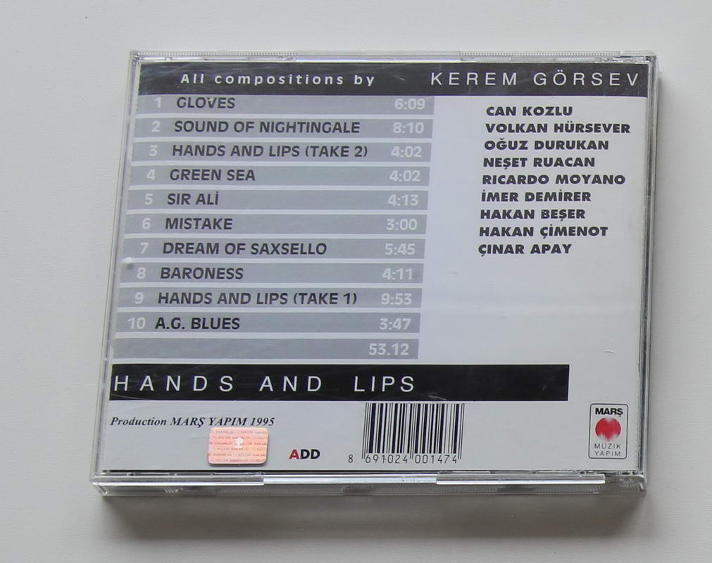 Kerem Görsev - Hands And Lips Arka