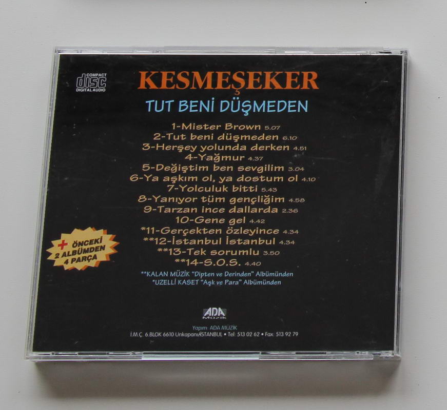 Kesmeşeker - Tut Beni Düşmeden Arka
