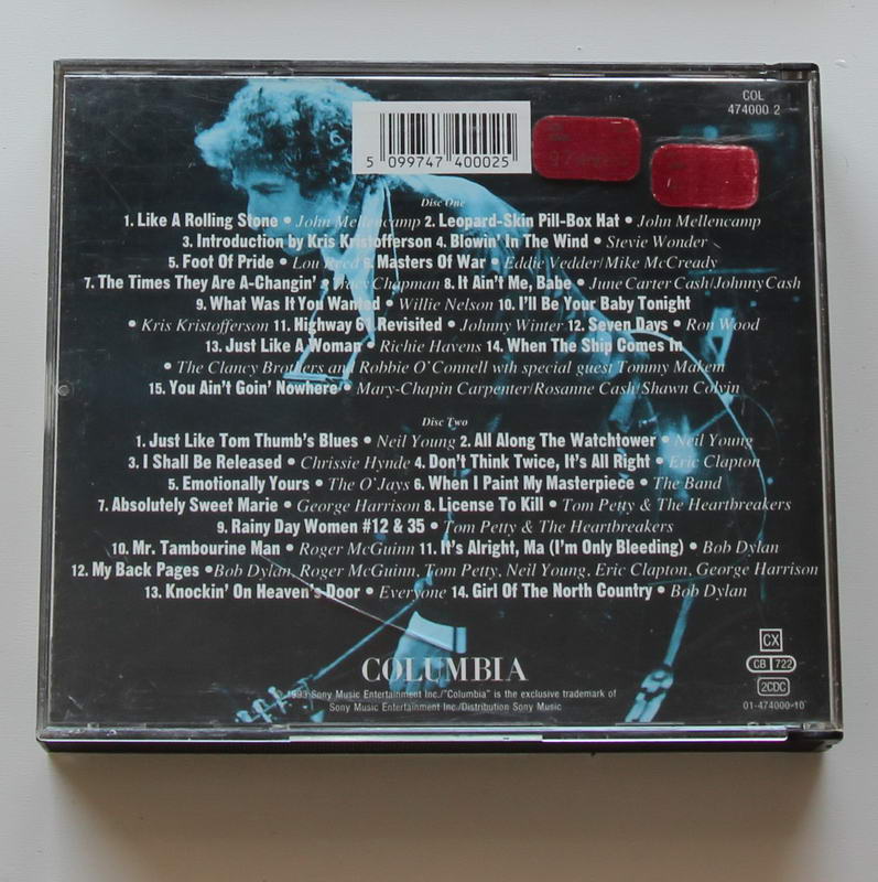 Kolektif - Bob Dylan The 30th Anniversary Concert Celebration Arka