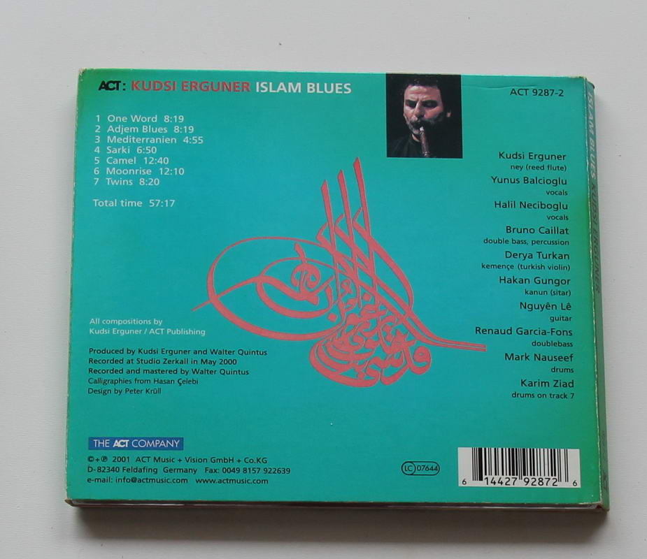 Kudsi Ergüner - İslam Blues Arka