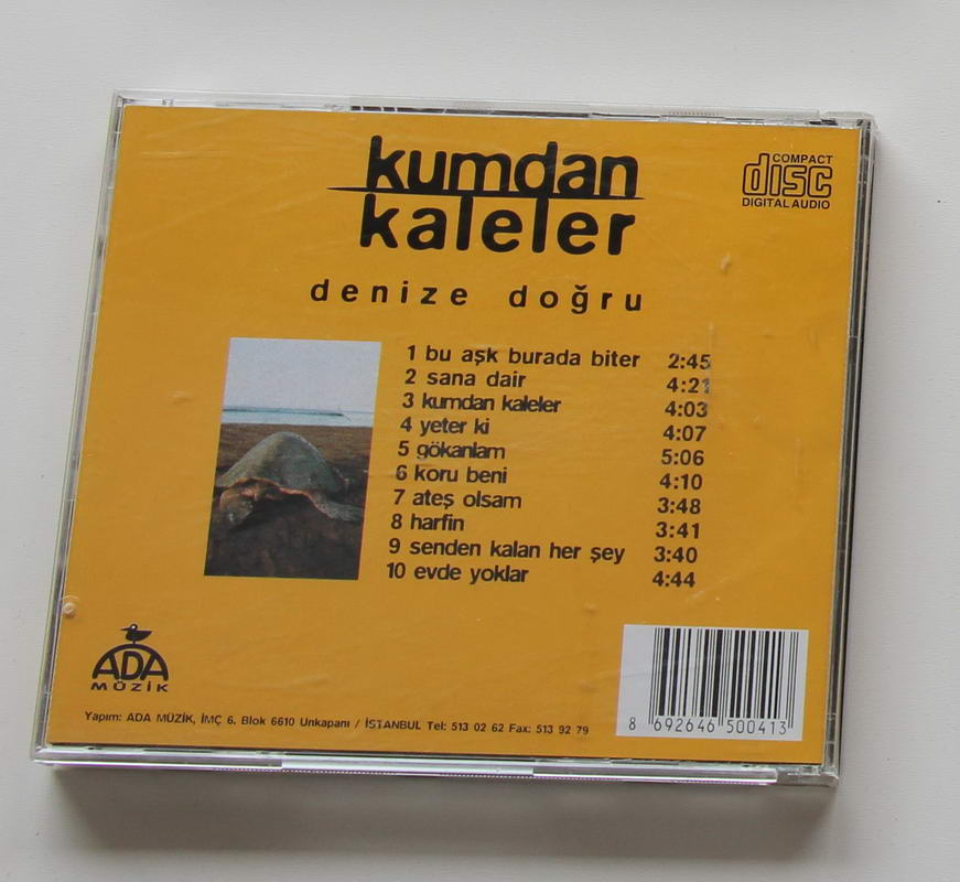 Kumdan Kaleler - Denize Doğru  Arka