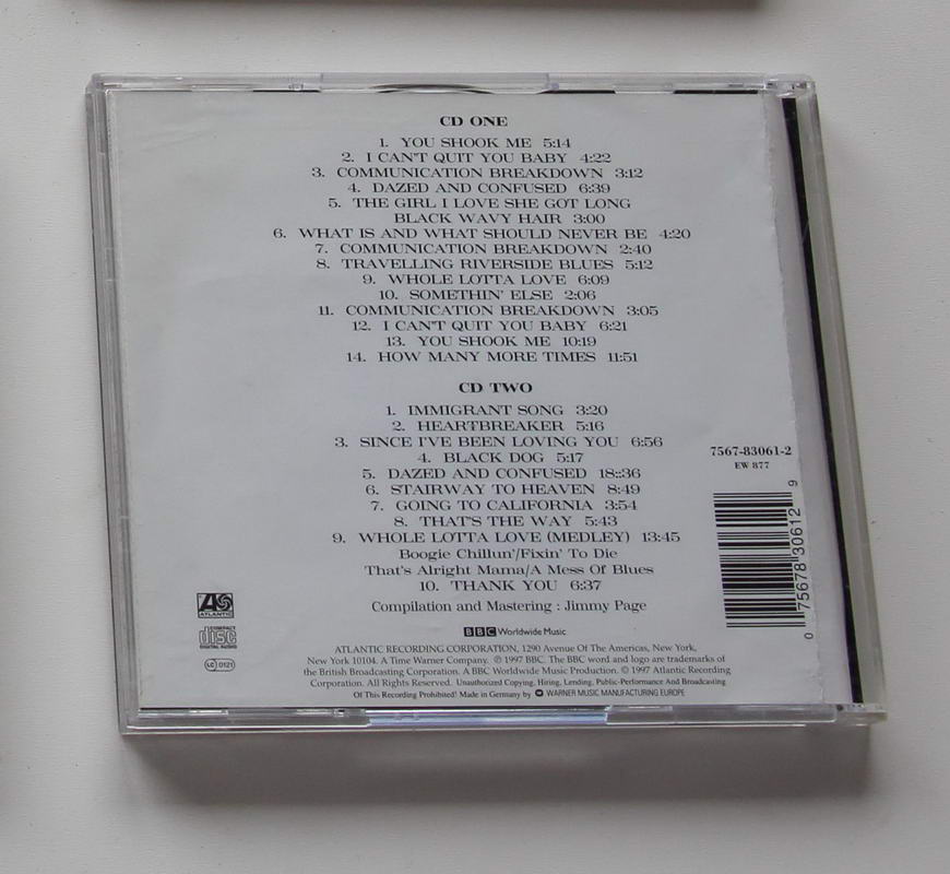 Led Zeppelin - BBC Sessions Arka