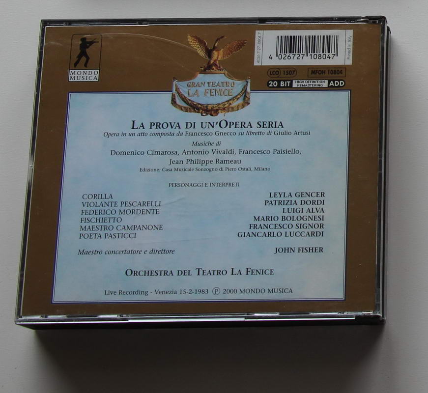Leyla Gencer - La Prova Di Un Opera Seria Arka