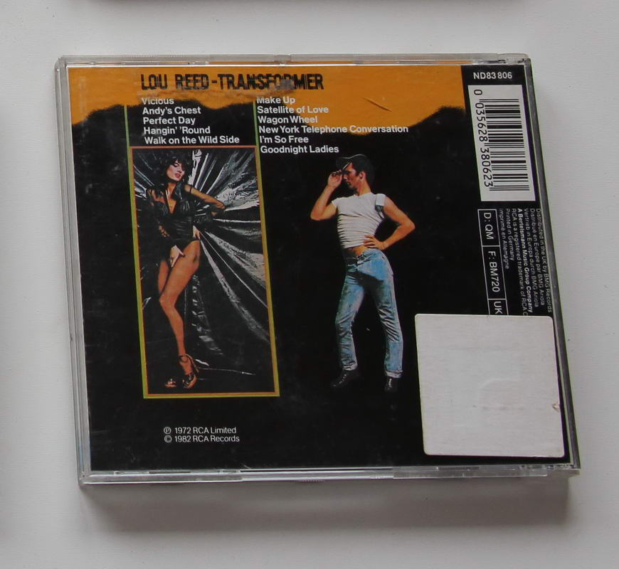 Lou Reed - Transformer Arka