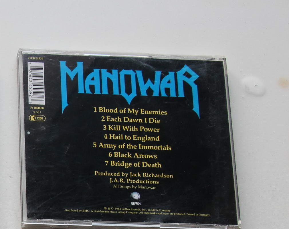 Manowar - Hail to England Arka