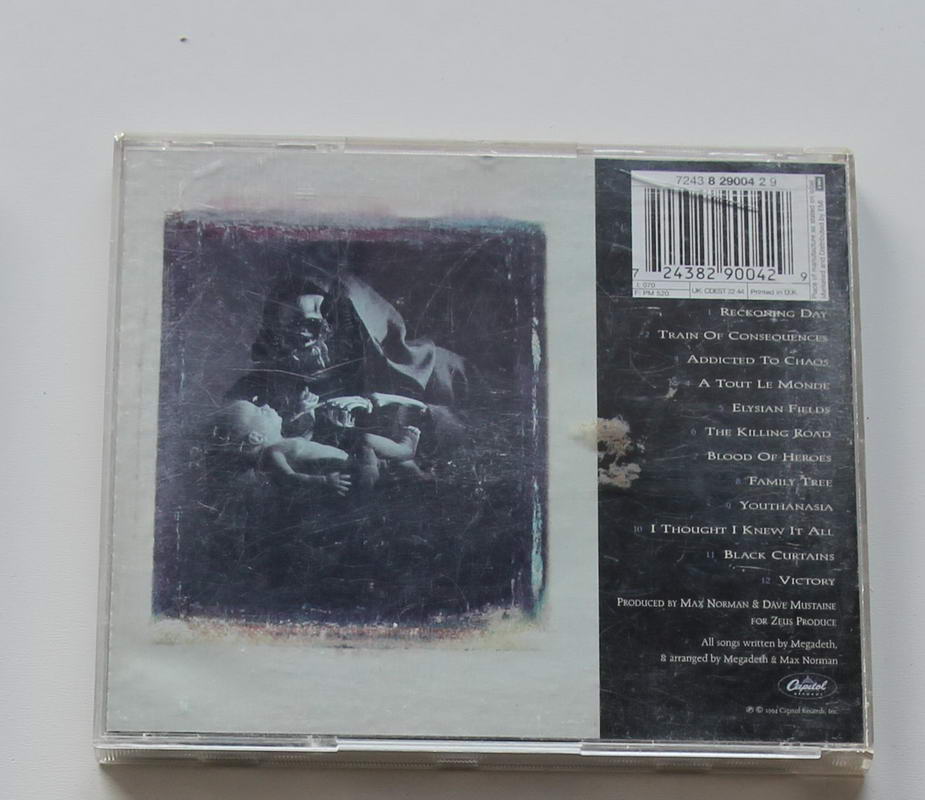 Megadeth - Youthanasia Arka