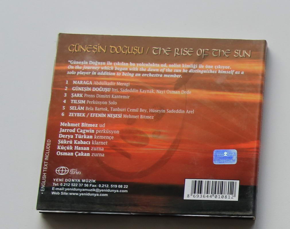 Mehmet Bitmez - Güneşin Doğuşu Arka