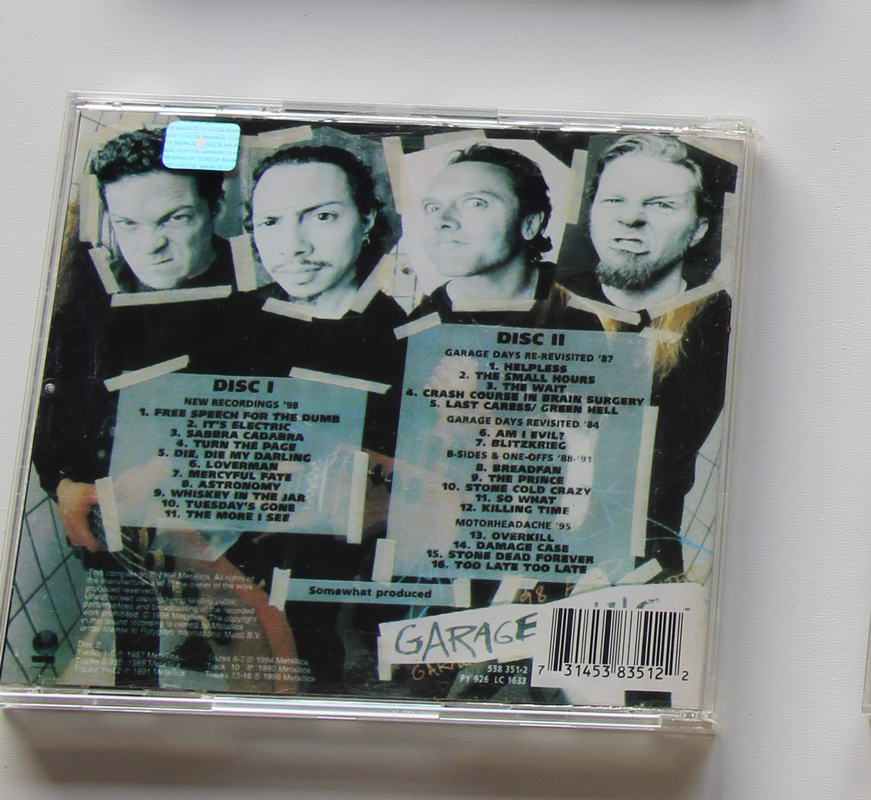 Metallica - Garage Inc.  Arka