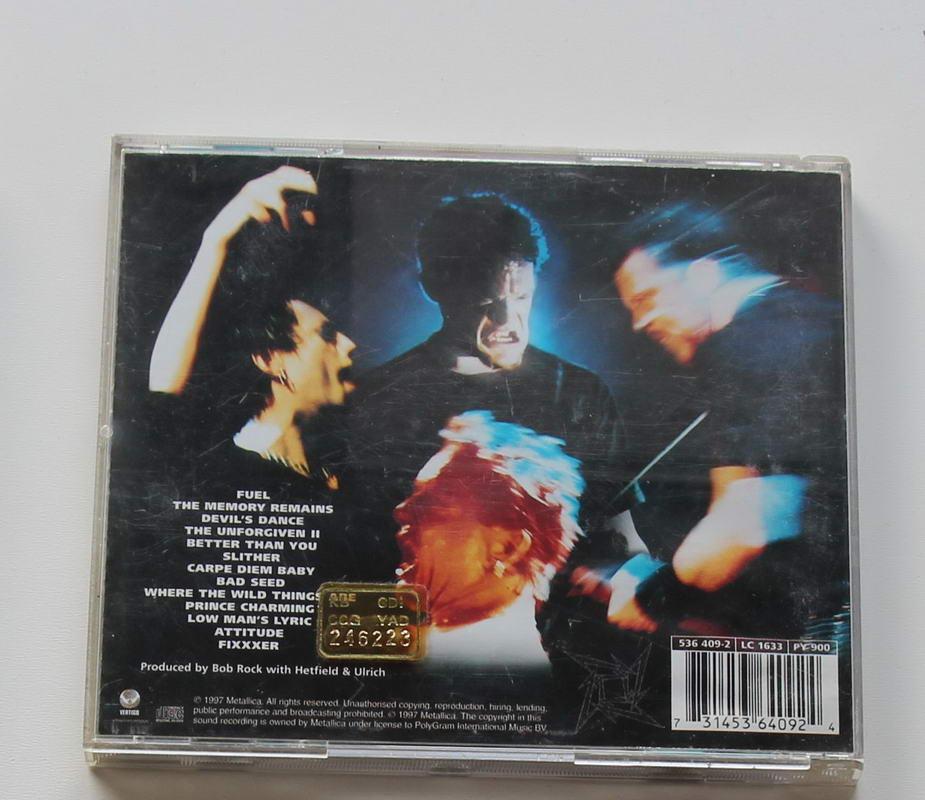 Metallica - Reload Arka