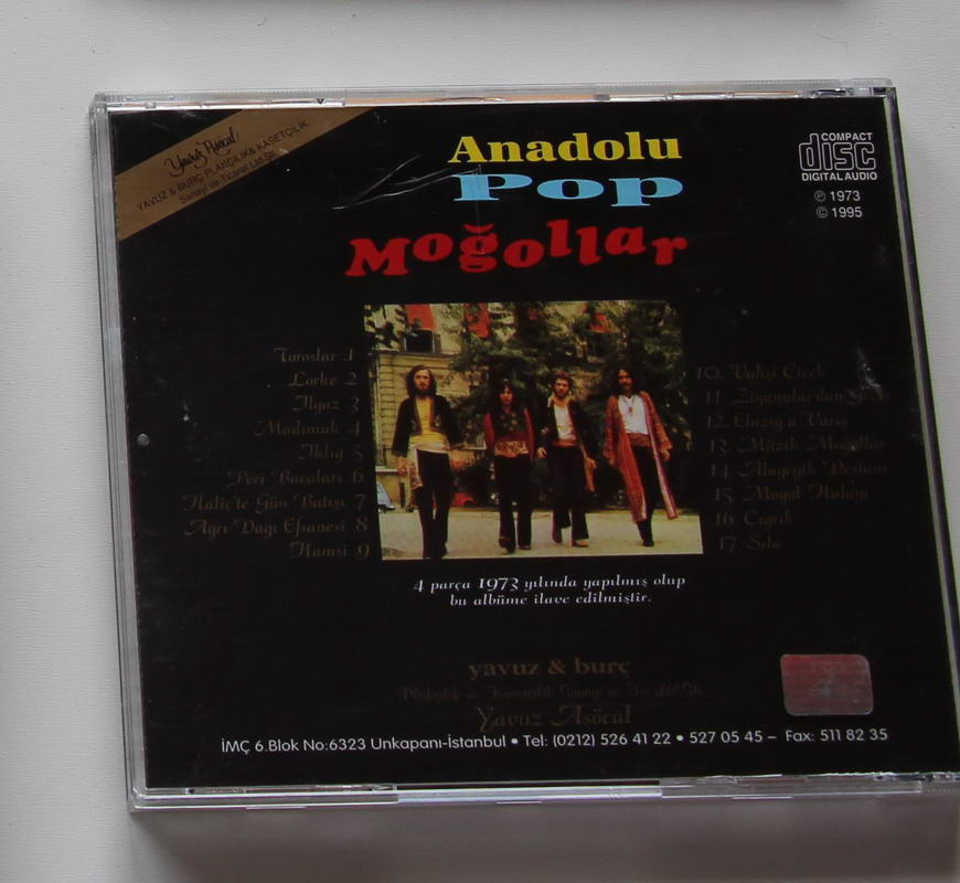 Moğollar - Anadolu Pop Arka