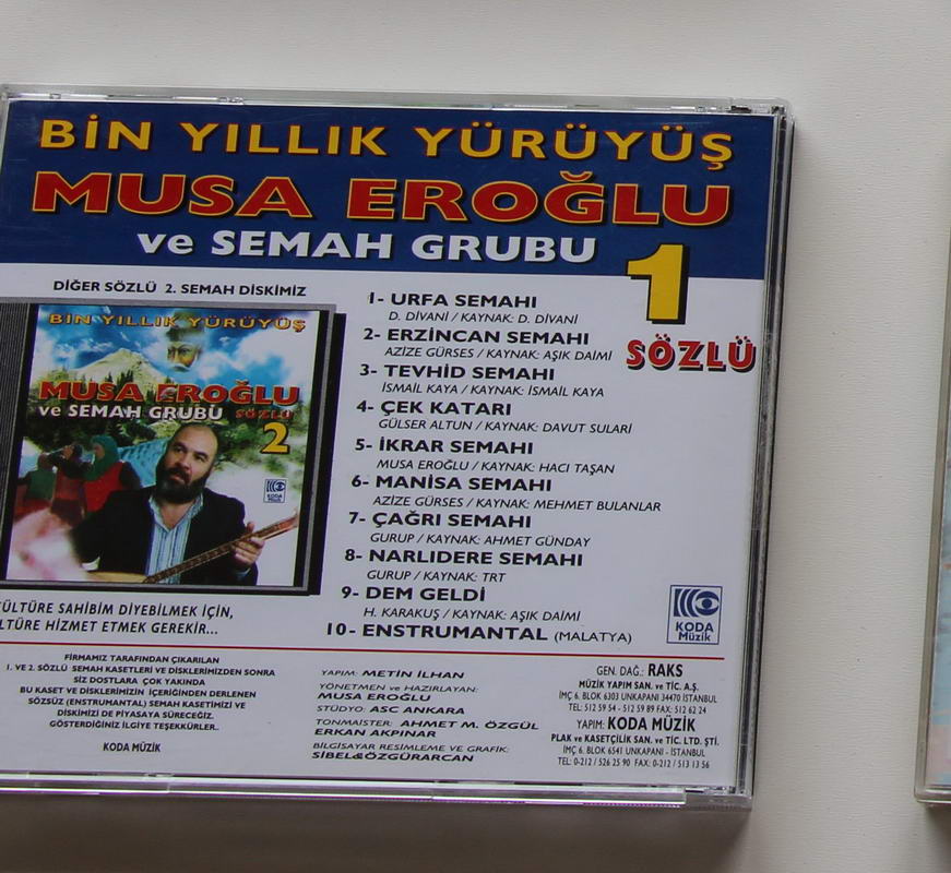 Musa Eroğlu - Bin Yıllık Yürüyüş Arka