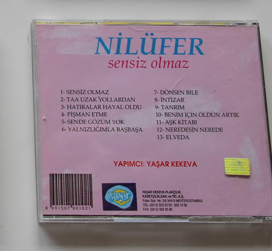 Nilüfer - Sensiz Olmaz Arka