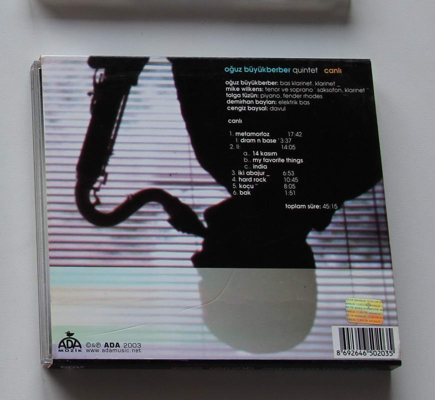 Oğuz Büyükberber Quintet - Canlı Arka