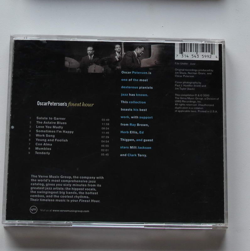 Oscar Peterson s - Finest Hour Arka