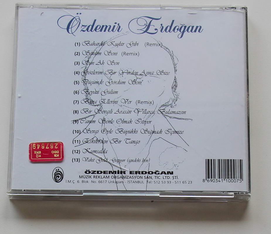 Özdemir Erdoğan - Besteler - Güfteler Arka