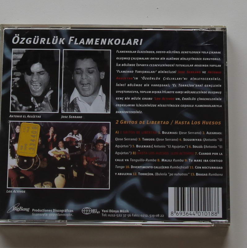 Özgürlük Flamenkoları - Özgürlük Flamenkoları Arka