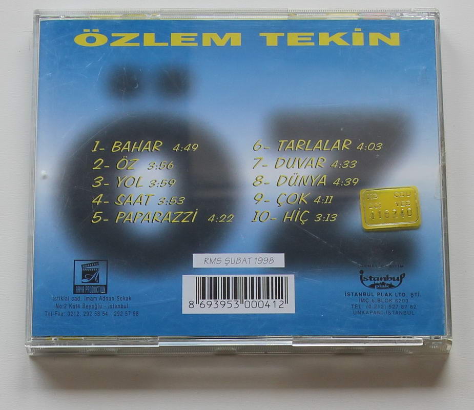 Özlem Tekin - Öz Arka