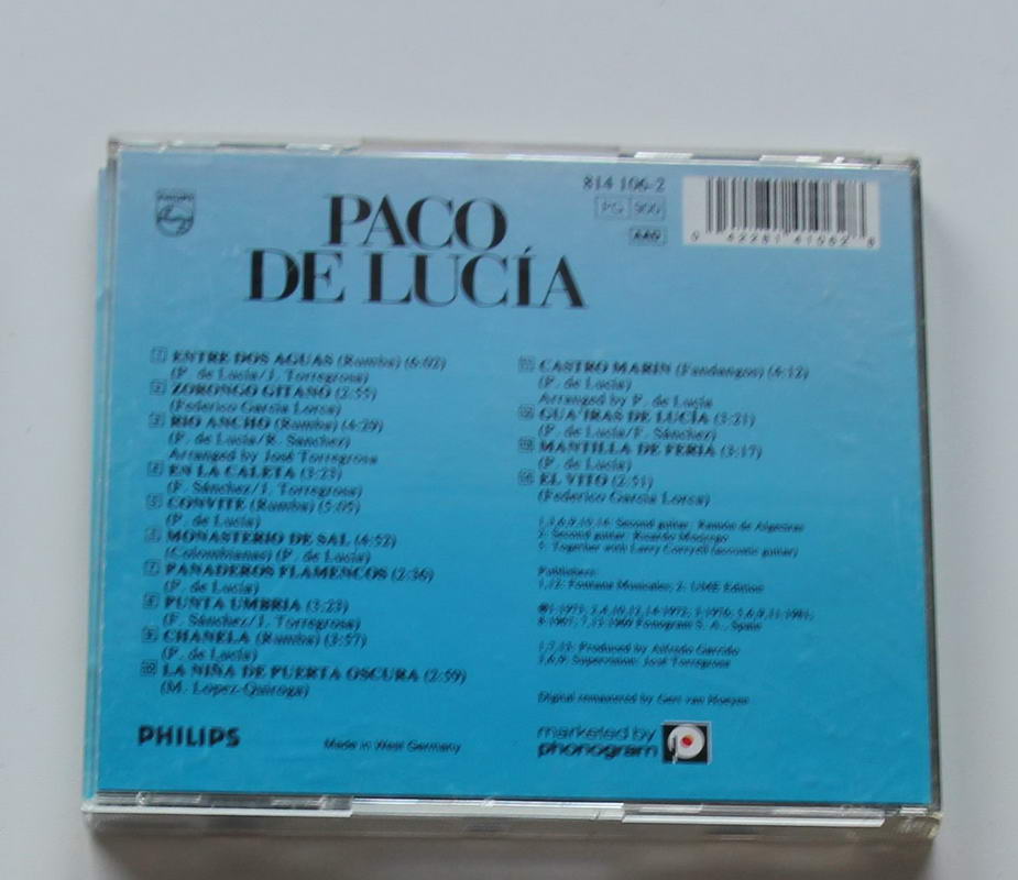 Paco De Lucia - Entre Dos Aguas Arka
