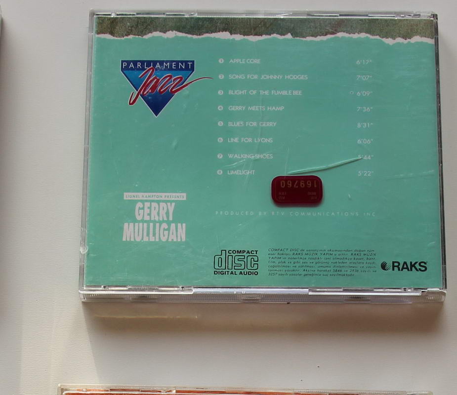 Parliament Jazz - Gerry Mulligan Arka