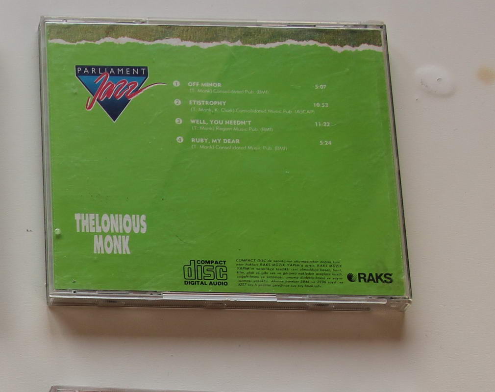 Parliament Jazz - Thelonious Monk Arka