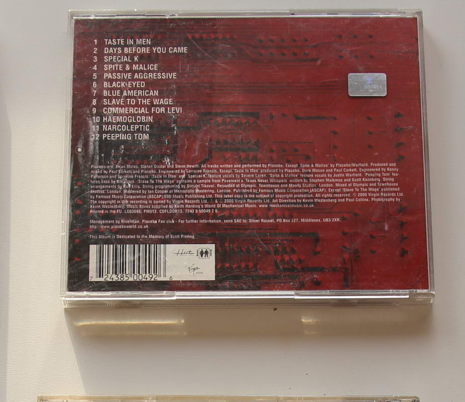 Placebo - Black Market Music Arka