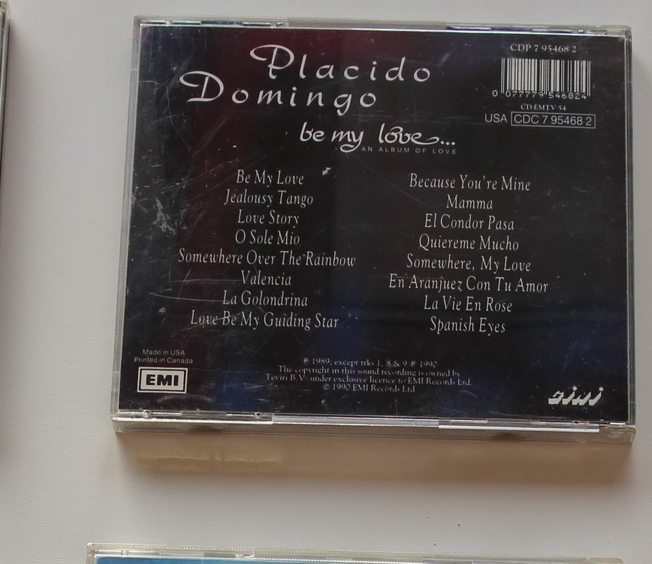 Placido Domingo - Be My Love Arka