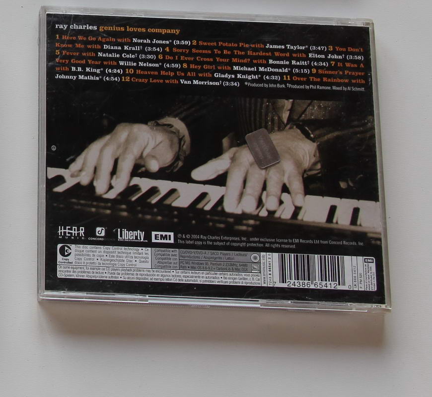 Ray Charles - Genius loves Company Arka