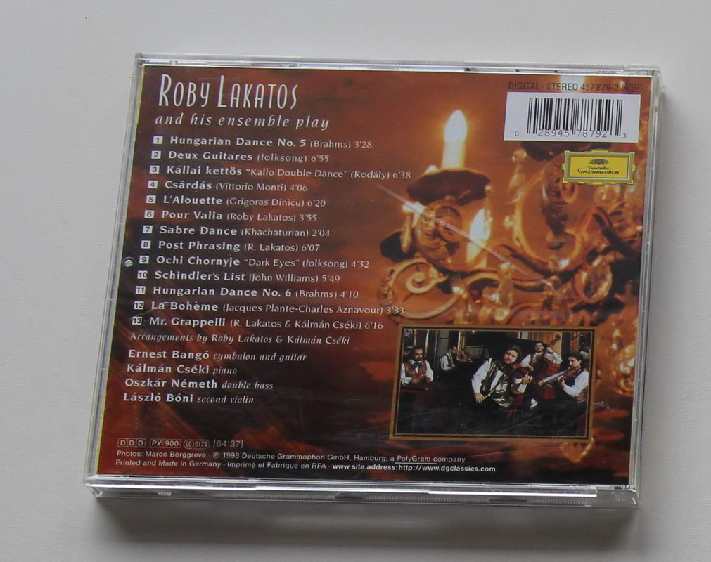 Roby Lakatos - And His Ensemble Play Arka