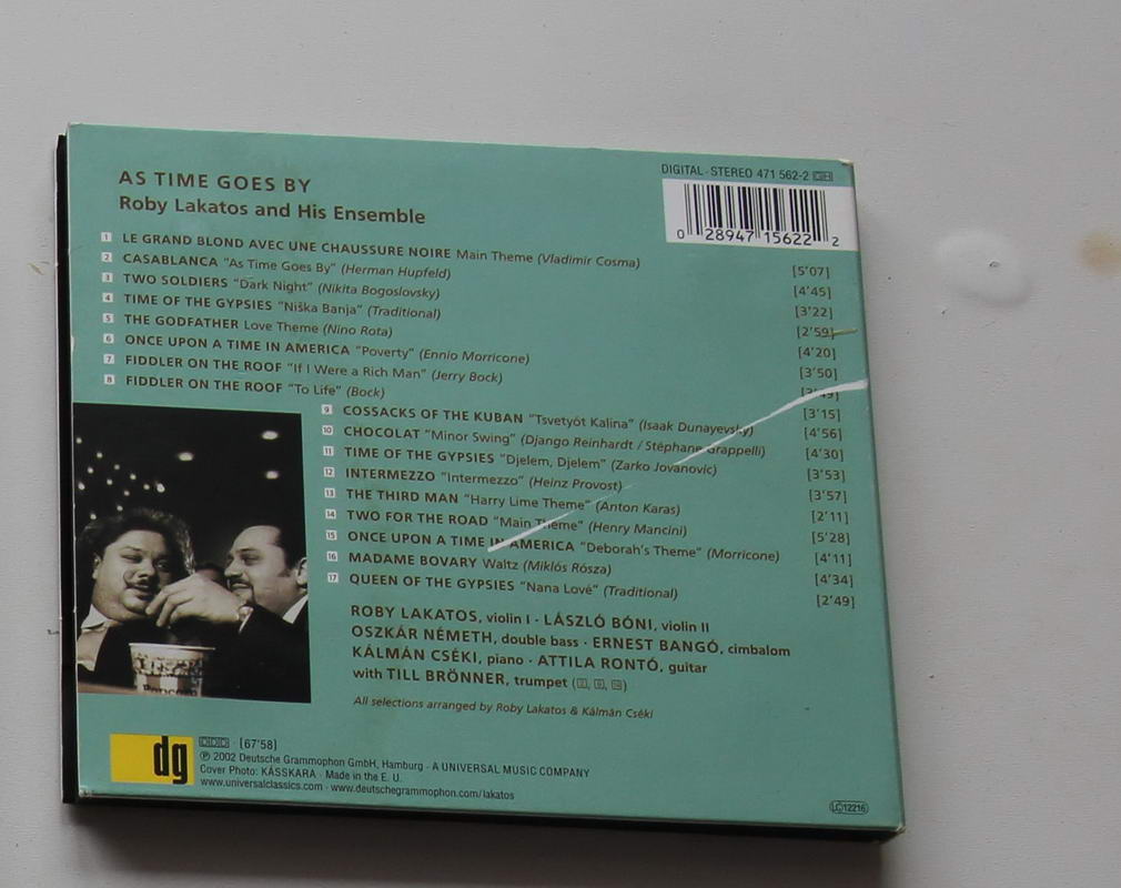 Roby Lakatos - As Time Goes By Arka