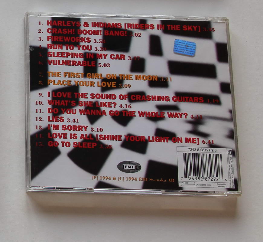 Roxette  - Crash! Boom! Bang! Arka