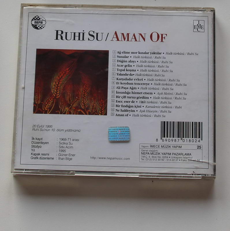 Ruhi Su - Aman Of Arka