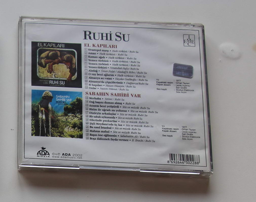 Ruhi Su - El Kapıları / Sabahın Sahibi Var Arka