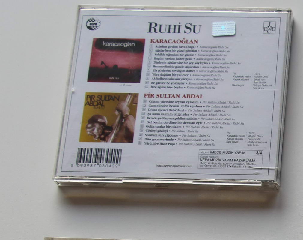 Ruhi Su - Karacaoğlan / Pir Sultan Abdal Arka