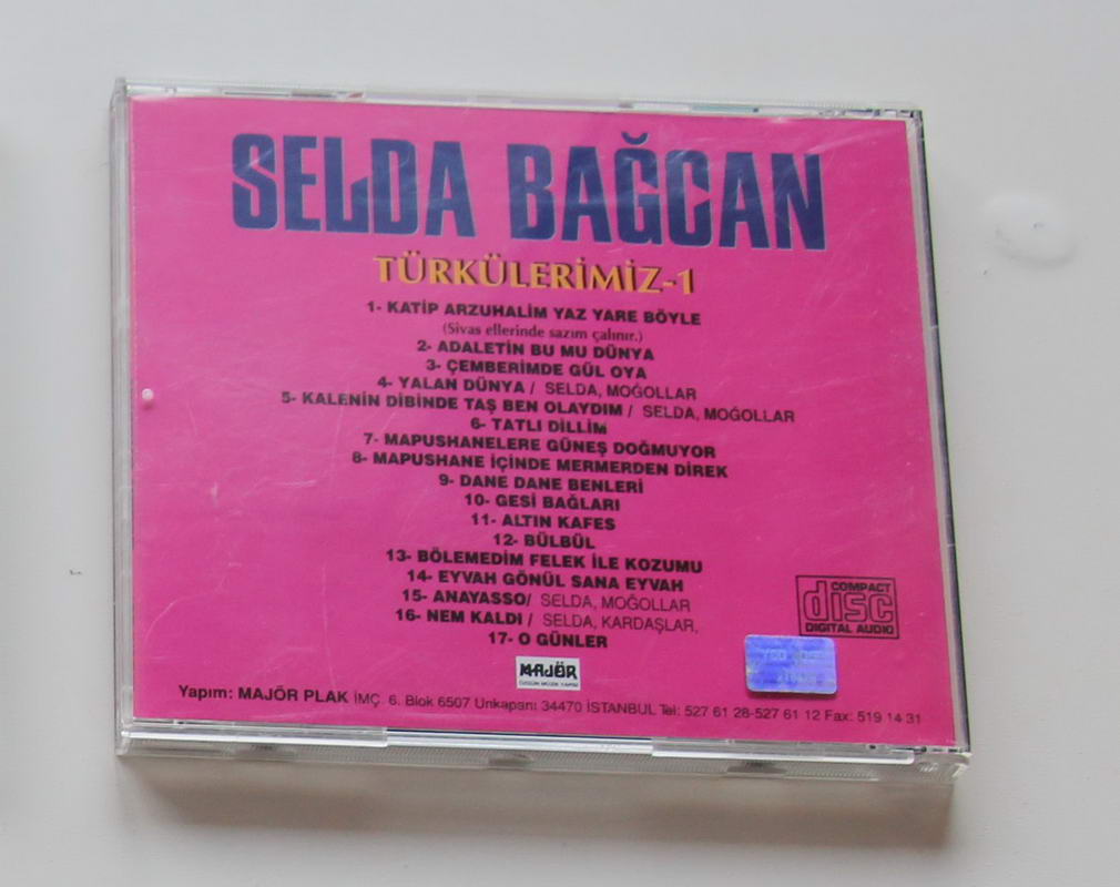 Selda Bağcan & Moğollar - Türkülerimiz 1 Arka