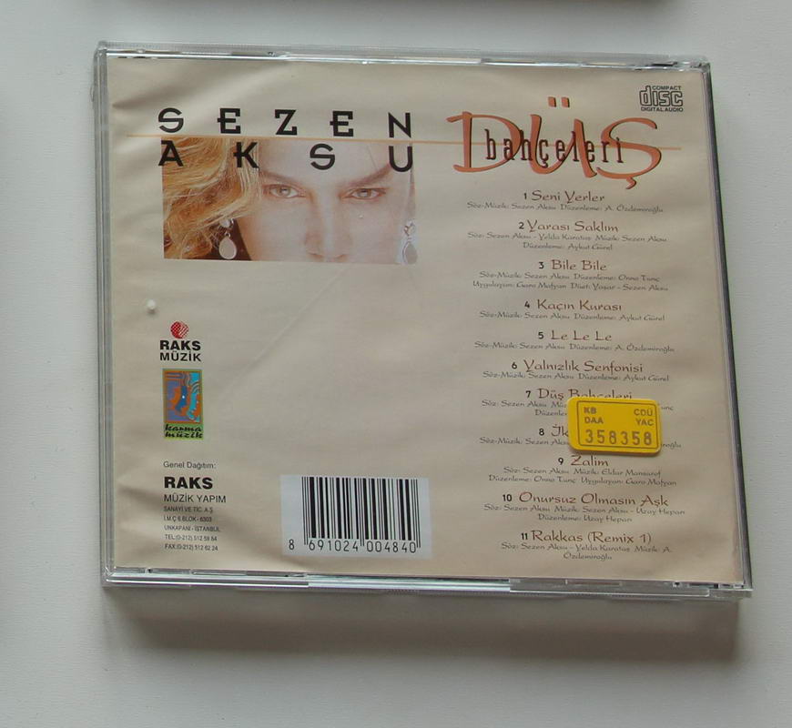 Sezen Aksu - Düş Bahçeleri Arka