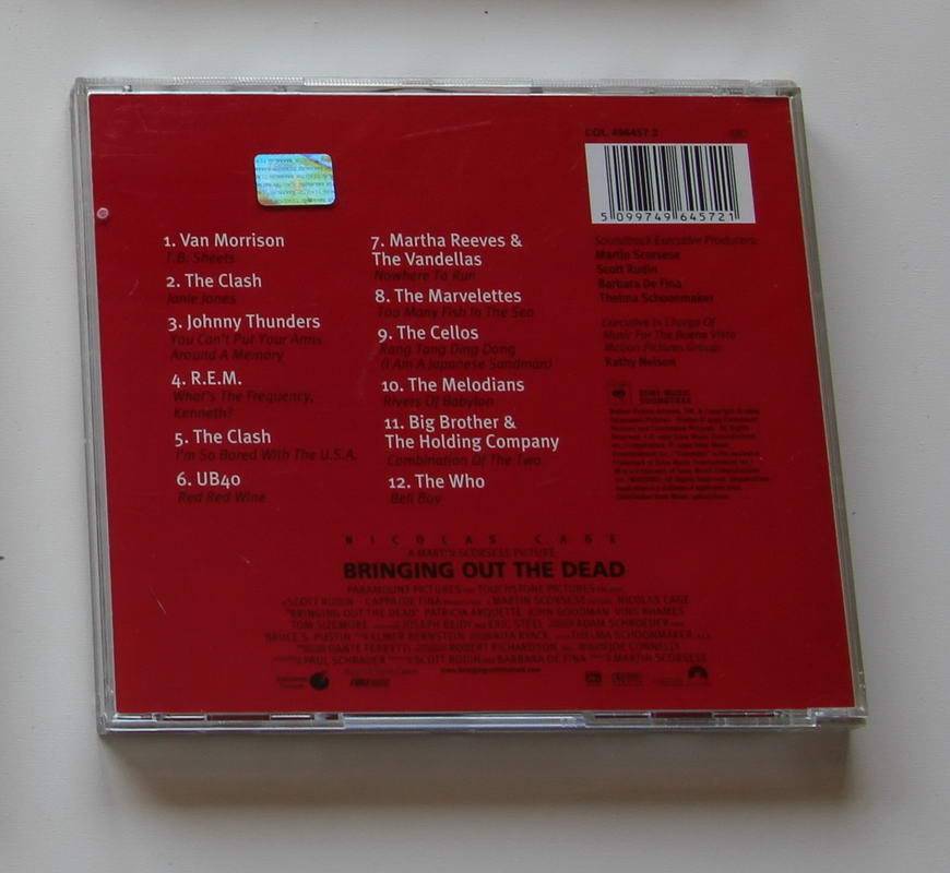 Soundtrack - Bringing Out The Dead Arka