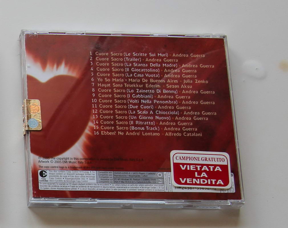 Soundtrack - Cuore Sacro Arka