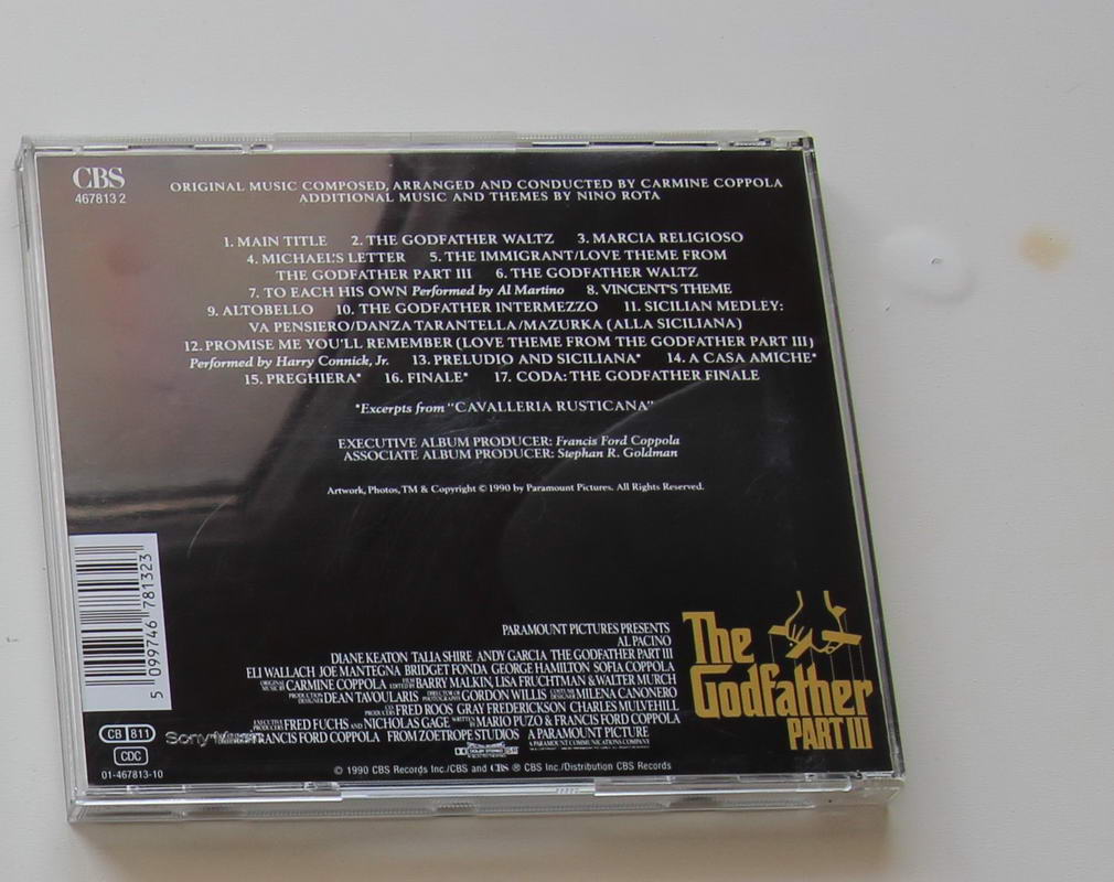 Soundtrack - Godfather III Arka