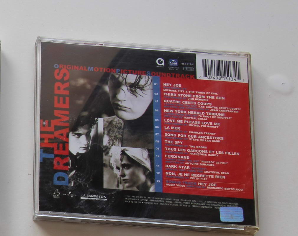 Soundtrack - The Dreamers Arka